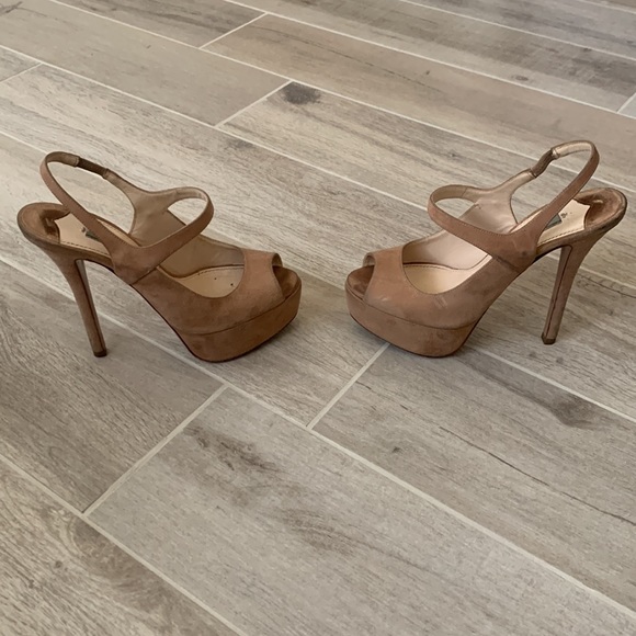 Prada suede platform heels SZ 36.5 - Picture 5 of 8